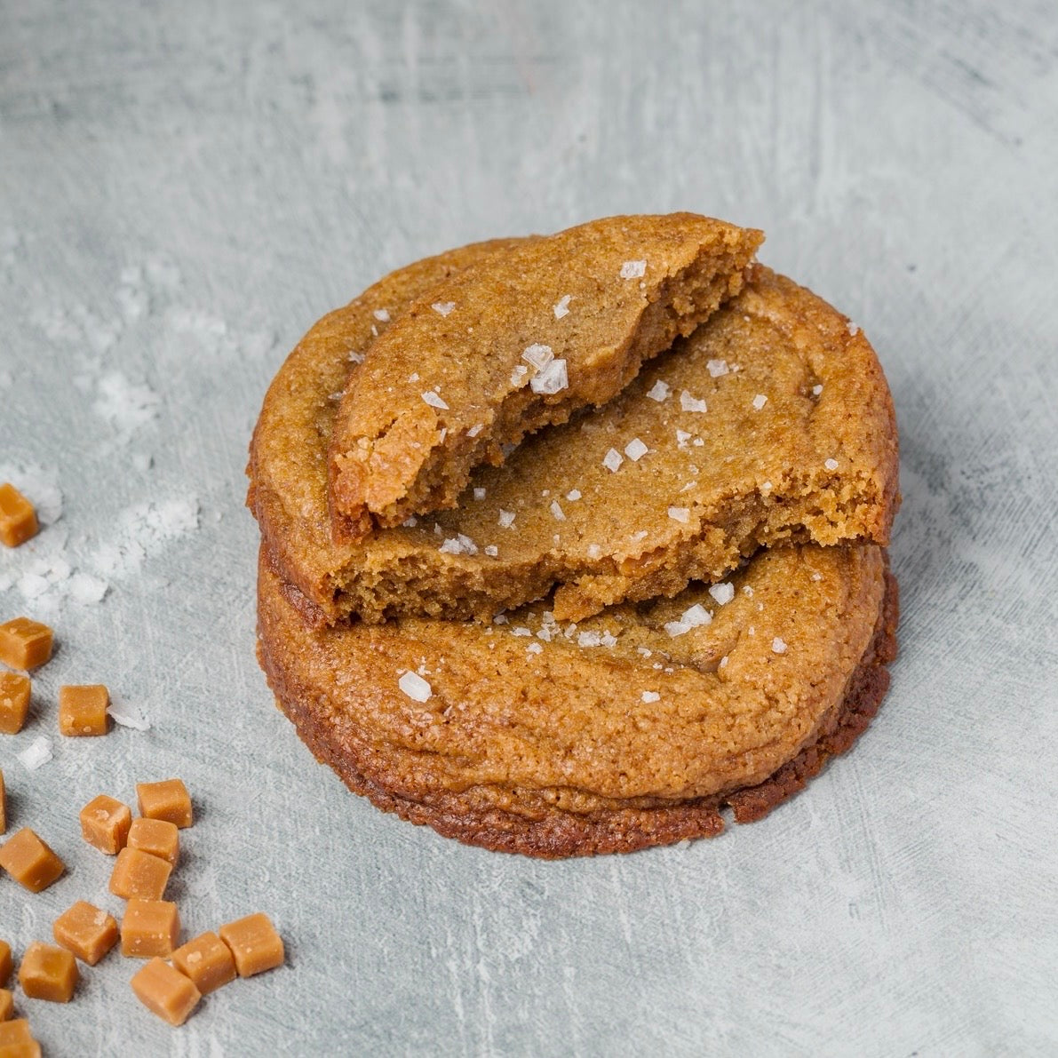 Box of 2 Organic Brown Butter and Salted Toffee Cookies
