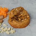 Box of 2 Organic Carrot Cake Cookies with Swiss White Chocolate Pieces